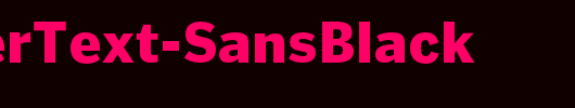 PoynterText-SansBlack_英文字体