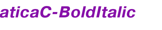 PragmaticaC-BoldItalic_英文字体
