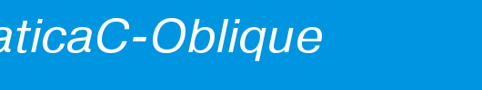 PragmaticaC-Oblique_英文字体