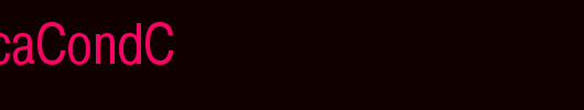 PragmaticaCondC_英文字体