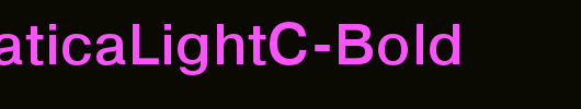 PragmaticaLightC-Bold_英文字体
