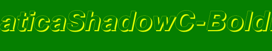 PragmaticaShadowC-BoldItalic_英文字体