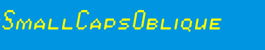 Praxis-SmallCapsOblique_英文字体