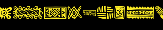 PreColumbian-Ornaments-One_英文字体