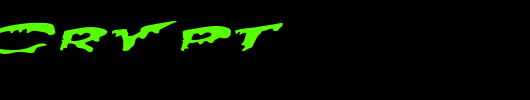 PreCrypt_英文字体