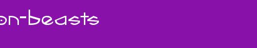Predacon-Beasts_英文字体