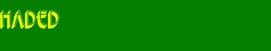 PremierShaded_英文字体