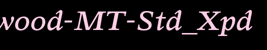Prerywood-MT-Std_Xpd_英文字体