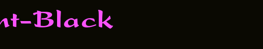 Present-Black_英文字体