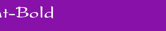 Present-Bold_英文字体