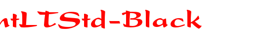 PresentLTStd-Black_英文字体
