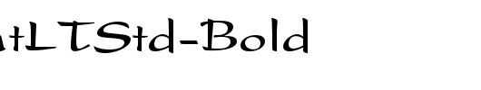 PresentLTStd-Bold_英文字体