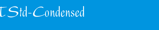 PresentLTStd-Condensed_英文字体