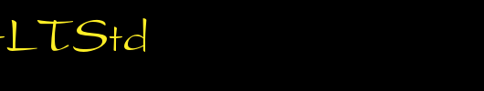 PresentLTStd_英文字体
