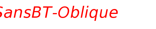 PrimaSansBT-Oblique_英文字体