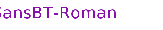 PrimaSansBT-Roman_英文字体