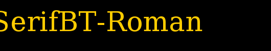 PrimaSerifBT-Roman_英文字体