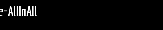 PrimaryStone-AllInAll_英文字体