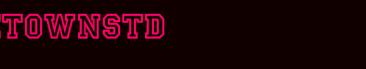 PrincetownStd_英文字体