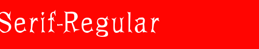 PriskaSerif-Regular_英文字体