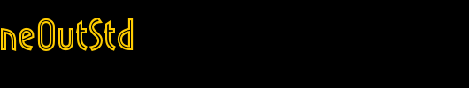 PritchardLineOutStd_英文字体
