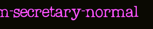 Problem-Secretary-Normal.ttf