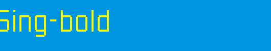 Proce55ing-Bold_英文字体