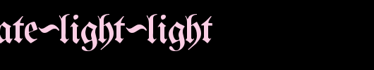 Proclamate-Light-Light_英文字体