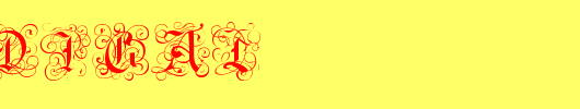 Prodigal_英文字体