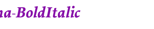 Proforma-BoldItalic_英文字体