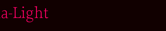 Proforma-Light_英文字体