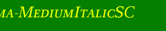 Proforma-MediumItalicSC_英文字体