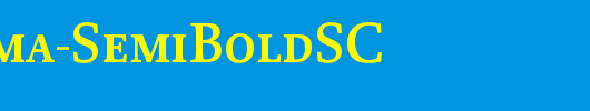 Proforma-SemiBoldSC_英文字体