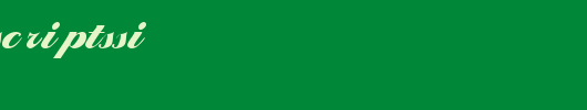 ProgenaScriptSSi_英文字体