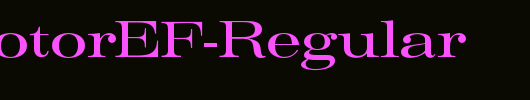 PromotorEF-Regular_英文字体