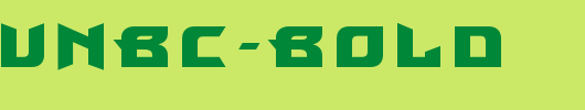 ProunBC-Bold_英文字体