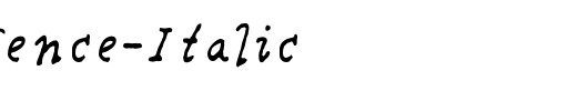 Providence-Italic_英文字体