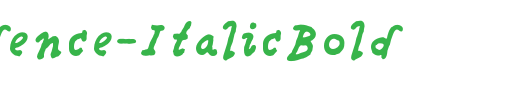Providence-ItalicBold_英文字体