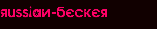 PseudoRussian-Becker.ttf