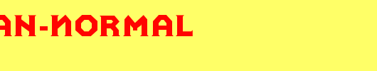 Pullman-Normal_英文字体