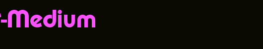 PumpEF-Medium_英文字体