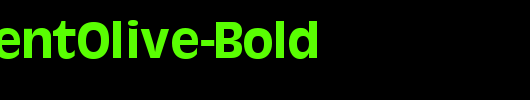 QTAncientOlive-Bold_英文字体