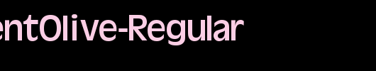QTAncientOlive-Regular_英文字体