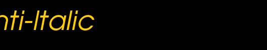 QTAvanti-Italic_英文字体