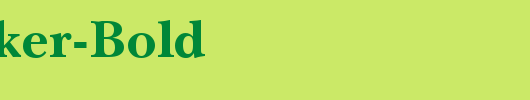 QTBasker-Bold_英文字体