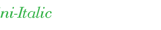 QTBodini-Italic_英文字体