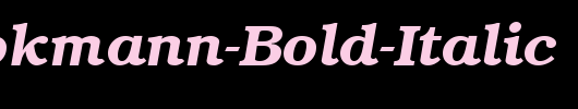 QTBookmann-Bold-Italic_英文字体