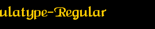 QTCaligulatype-Regular_英文字体