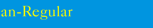 QTCaslan-Regular_英文字体