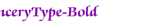 QTChanceryType-Bold_英文字体
